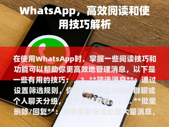 WhatsApp 阅读技巧