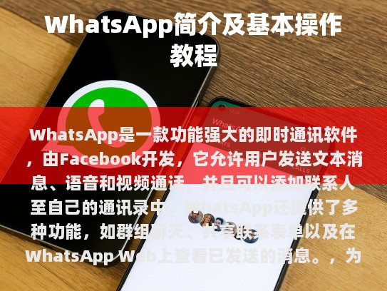 WhatsApp简介及基本操作教程